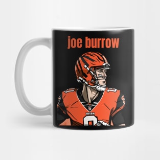 joe burrow cute graphic design Mug